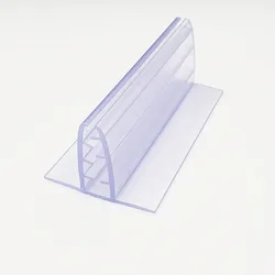 Pinces à affichage POP en plastique, support de Clip, poignées à dents souples pour la publicité, carte de Promotion, ruban adhésif sur la Base 50 pièces 