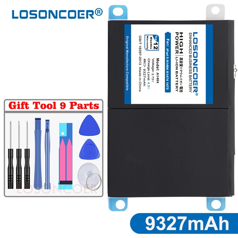 A1484 9327 мАч батарея для iPad 5 Air iPad5 A1474 A1475 A1484 Замена Bateria литий-полимерный планшет батарея