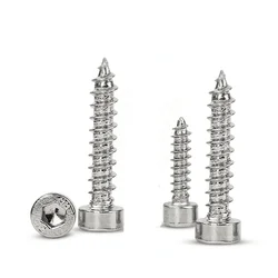 M2 M2.6 M3 M3.5 M4 M5 M6 Hex Hexagon Socket Cap  Self Tapping  8.8 Grade Black/Nickel Zinc Allen Head Screw for Speaker