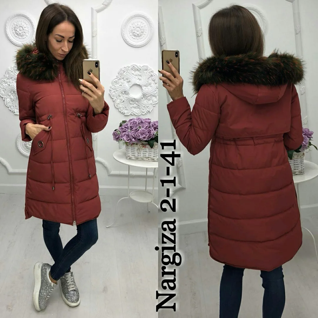 

2019 Winter New Style Warm Comfortable Fur Collar Hooded AliExpress