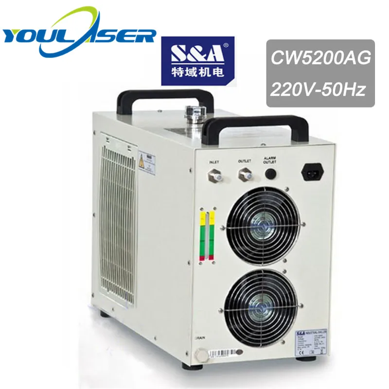 Оригинальный промышленный воздушный водяной охладитель Teyu S & A CW5200AG 50 Гц для Co2