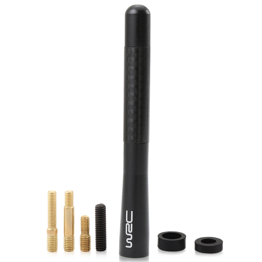 WRC Carbon Fiber Short Radio Antenna for Renault Megane Scenic Laguna Espace Clio 1 Button | Автомобили и мотоциклы