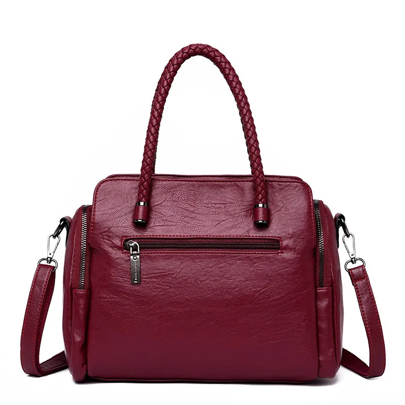 Женская Повседневная Сумка-тоут кожаные роскошные сумки женские сумки дизайнерские сумки высокого качества сумки через плечо для женщин Sac