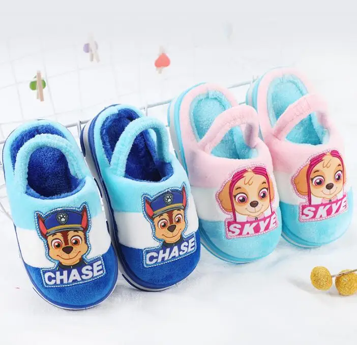 Лидер продаж; Paw Patrol chase marshall rocky Everest kye zuma; зимняя обувь; детские тапочки игрушки; подарок на день рождения
