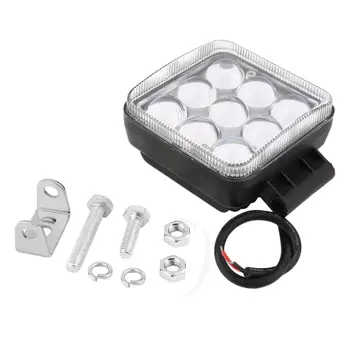 

Super Bright Aluminum Alloy Housing 12W 4LED Automatic Car Motorcycle Off-road Vehicle Working Light 12V
