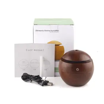 

USB Ultrasonic Aroma Humidifier Aromatherapy 130ML Mini Portable Aroma Diffuser Air Freshener Wetting Indoor Machine for Wet