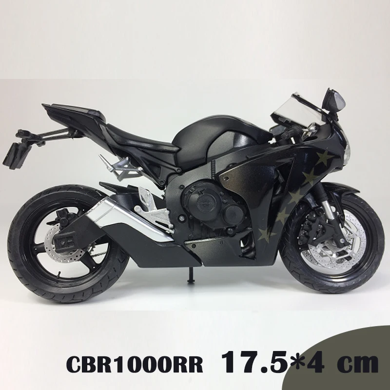 1:12 HONDA CBR1000RR желтый мотоцикл уличный автомобиль колесница мотоцикл литье под давлением моделирование двигателя дисплей Модель мальчика подарок на день рождения - Цвет: HONDA CBR1000RR b