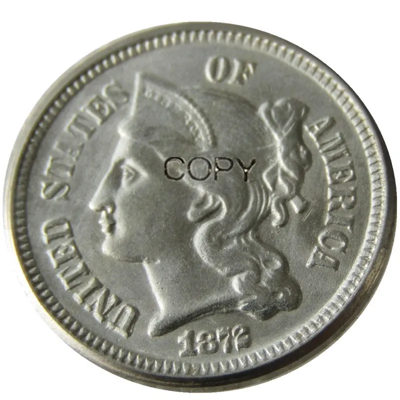 US 1872 Three Cent Nickel Copy Coin | Дом и сад
