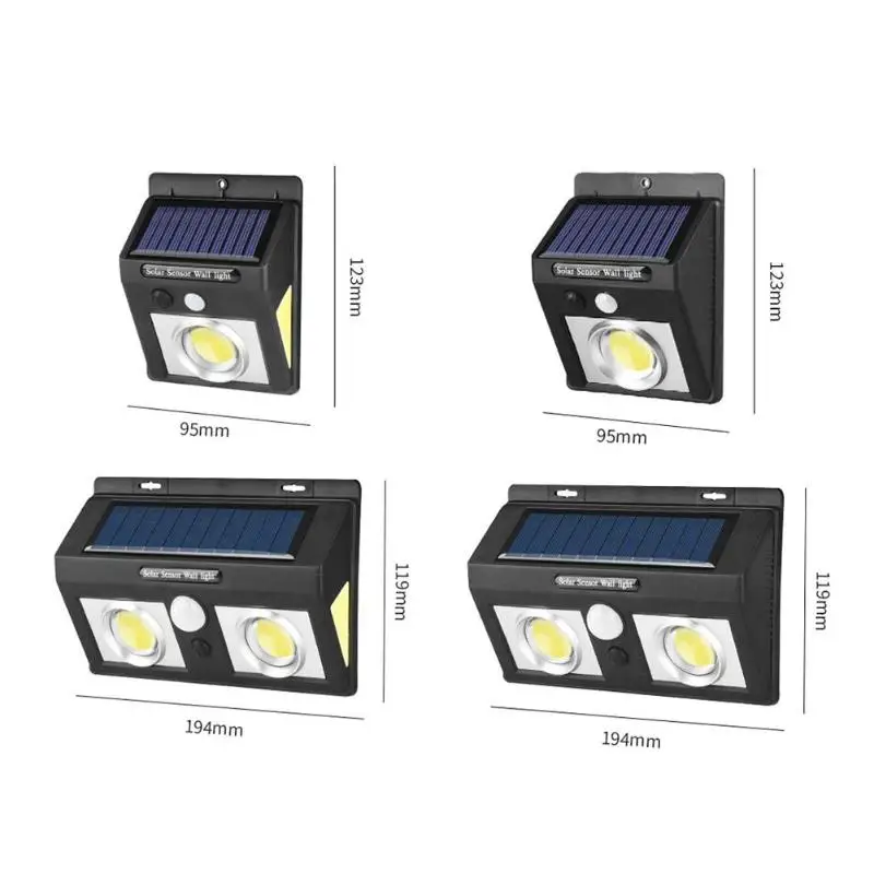 25/37/50/62 светодиодный солнечный Мощность светильник движения PIR Сенсор 1/2/4 шт. на открытом воздухе на стенная солнечна лампа Водонепроницаемый аварийной безопасности садовый светильник s