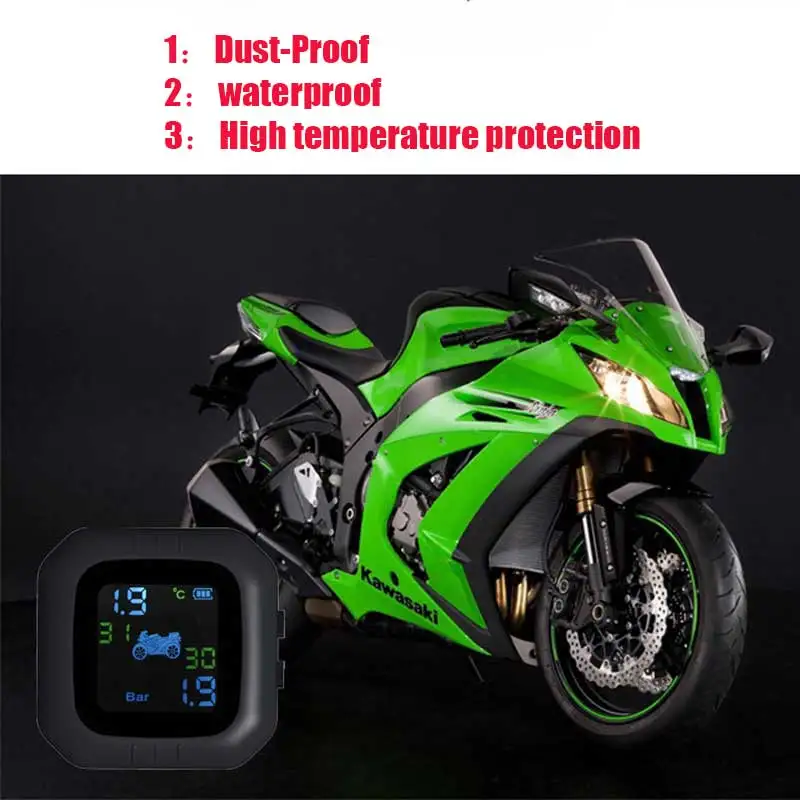 M3 lcd мотоцикл TPMS система контроля давления в шинах температура фунт сила на кв.