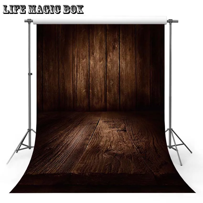 LIFE MAGIC BOX темно-коричневая деревянная стена реквизит для фотосъемки Ретро
