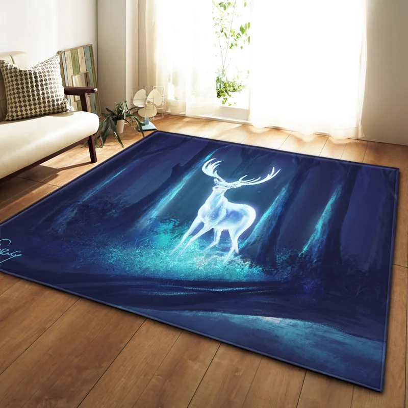 Современный Большой ковер 3D мечта Единорог бабочка Медузы ковры для гостиной спальни коврики мягкие фланелевые домашние декоративные коврики