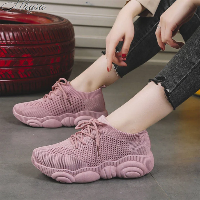 

Mhysa 2020 new lightweight sneakers vulcanized shoes spring casual fashion comfortable sneakers breathable mesh sneakers Y176
