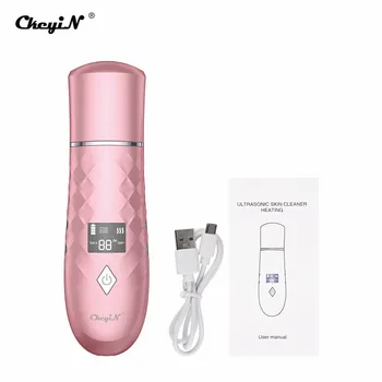 

Ultrasonic Ion Spa Skin Scrubber Peeling Pores Dirt Cleaning Beauty Care Device Remove Wrinkle Facial Lifting Vibration Massager