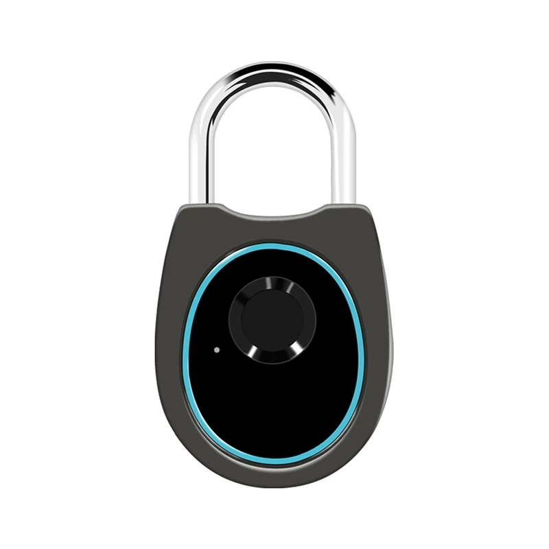 

OPQ-USB Smart Fingerprint Lock Rechargeable Keyless IP66 Waterproof Anti-Theft Digital Padlock for Locker, Door, Luggage, Backpa