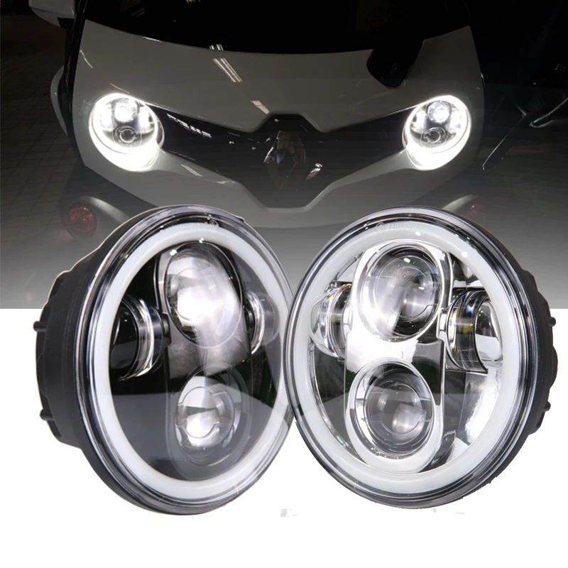 5,7" светодиодный фонарь для мотоцикла с DRL для уличного Боба, спортстера, Wide Glide, Dyna, Heritage Springer, Softail, Iron 883
