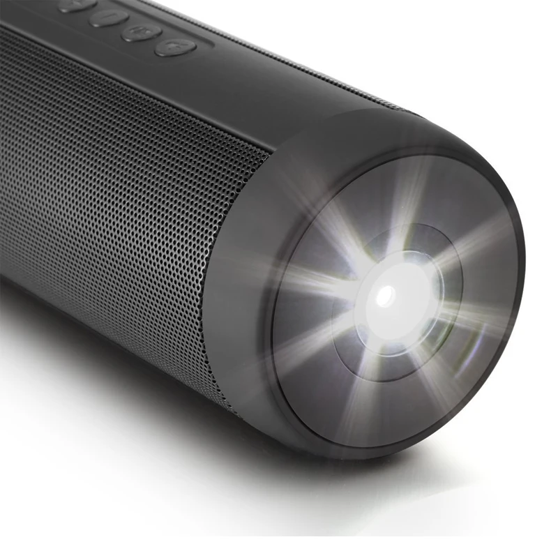 Wireless Mini Column T2 Waterproof Bluetooth Speaker Portable Outdoor Sports FM Stereo Hi-Fi Box 3D BASS high Volume
