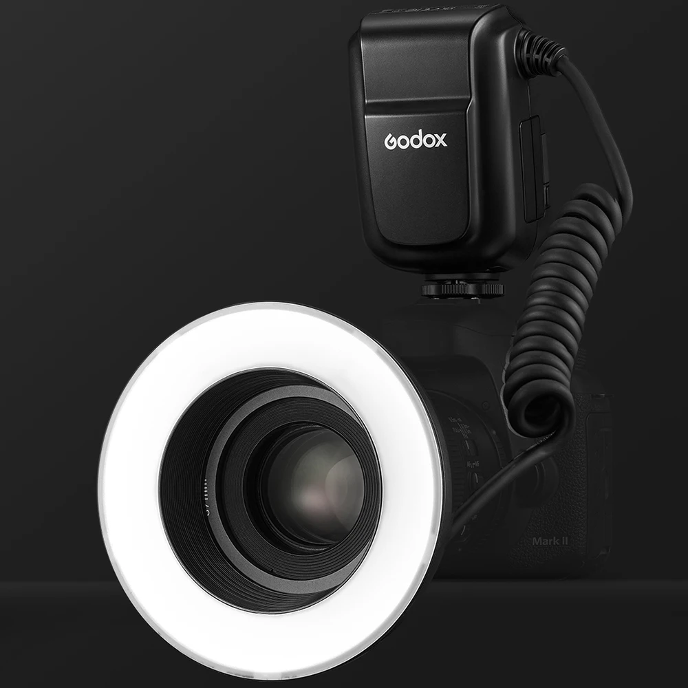 Amazon.com : Godox MF-R76 Macro Ring Flash 5000K Ring LED Light Speedlite Flash  Light for Canon Nikon Sony and Other DSLR Cameras : Electronics