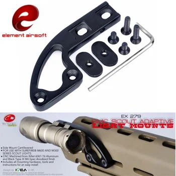 

Element Airsoft SMC Scout Adaptive Light Mount M300 M600 Tactical Flashlight Softair Hunting Weapon Gun Light Accessories EX279