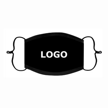 

100pcs Custom logo Personalized photo DIY 3D printing white OR black mask with adjustable and flexible ear strap