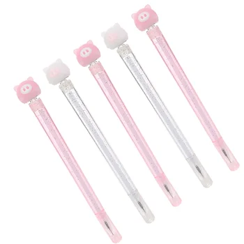 

5pcs Cartoon Gel Pen Revolving Pen Creative Neutral Pen for Shop