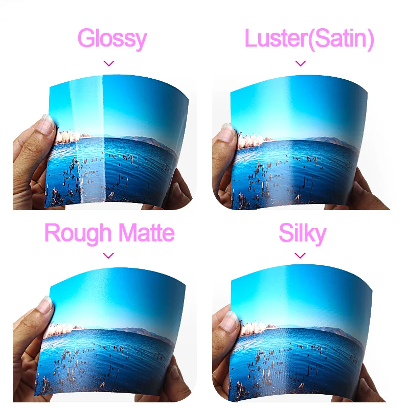 Resin Coated Inkjet Printing 265g RC Photography Photo Paper Glossy/Luster/Rough Matte/Silky 3R Size images - 6