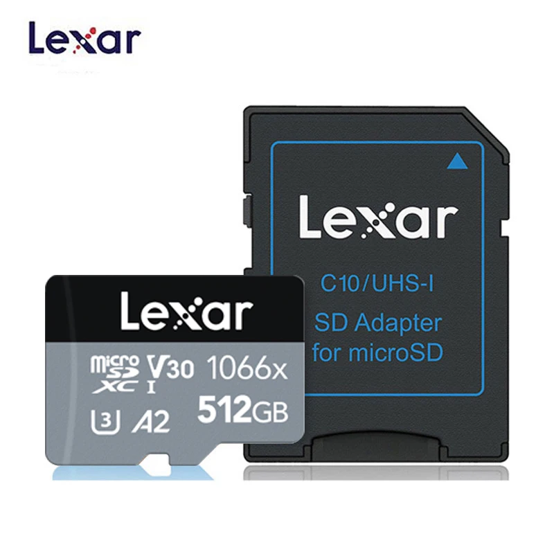 Новый Lexar Профессиональный 1066X micro SDXC UHS I карты SD слот для карт памяти 64 ГБ 128 256 512 U3