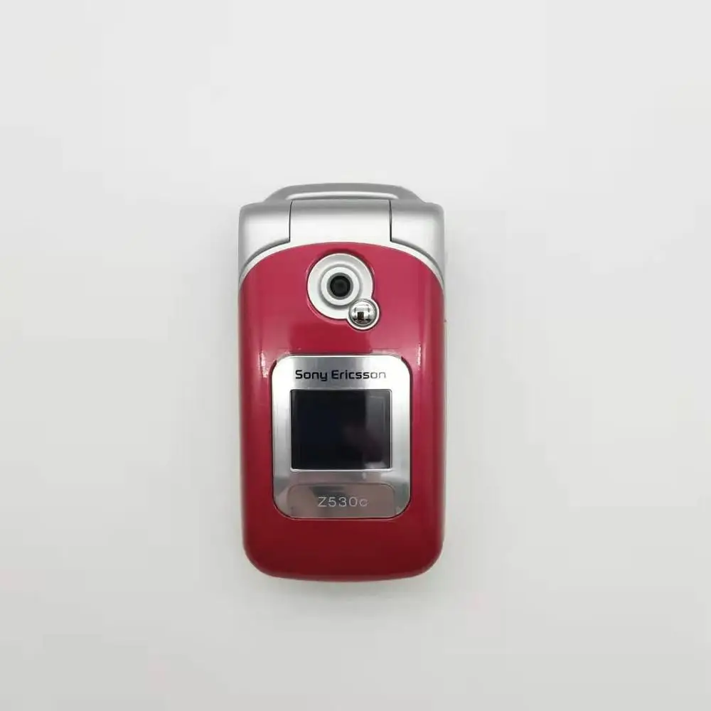 Красный Z530 разблокированный мобильный телефон sony Ericsson Z530i 2G Bluetooth FM разблокированный сотовый телефон - Цвет: Красный