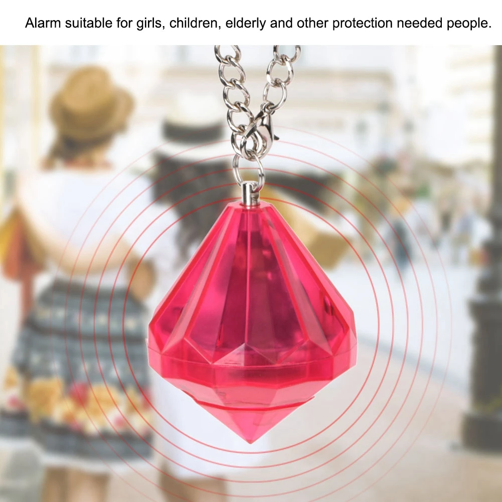 

Elder Girl Child Personal Security Alarm Emergency Self Defense Alarm Keychain 130dB Personal Security Alarm