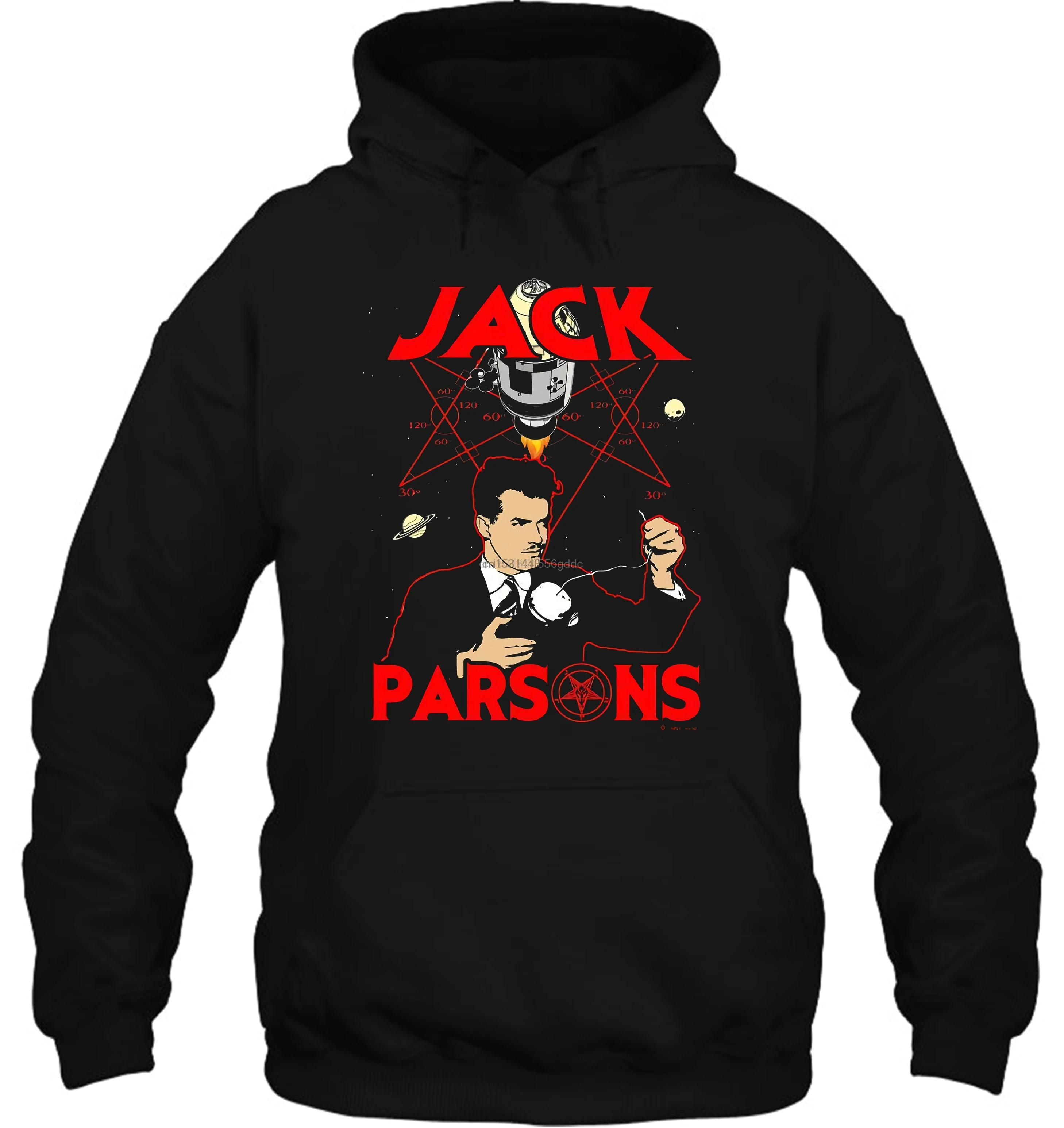Толстовка с капюшоном для мужчин и женщин Jack Parsons Babalon | Мужская одежда