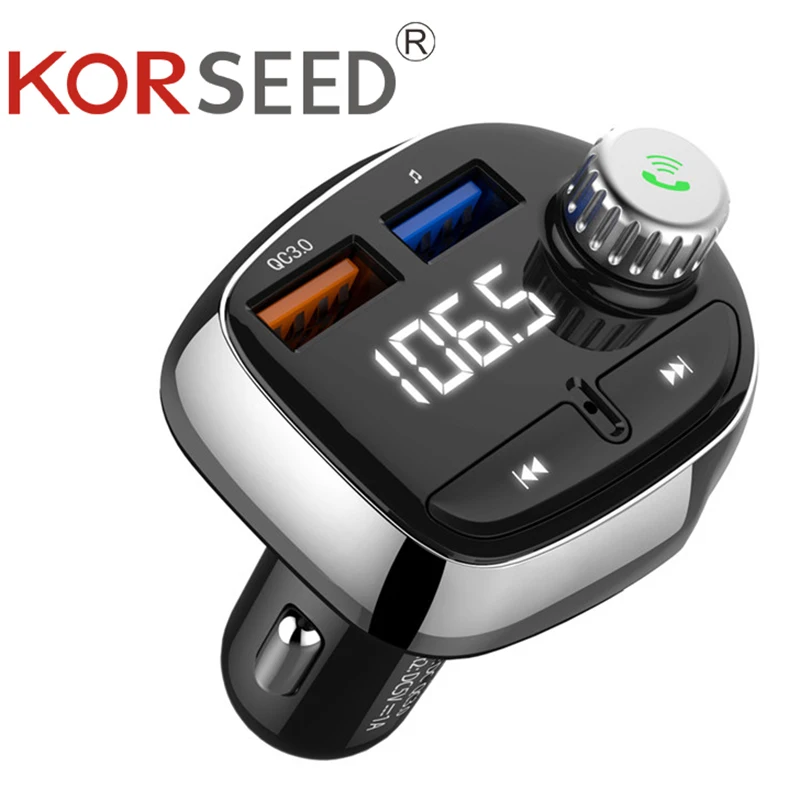 Автомобильный MP3 плеер Bluetooth 5 0 fm передатчик USB Многофункциональный беспроводной