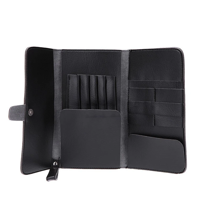 

Hair Scissor Bag Pro Leather Scissors Waist Pack Hairdressing Tool Pouch Holder Case