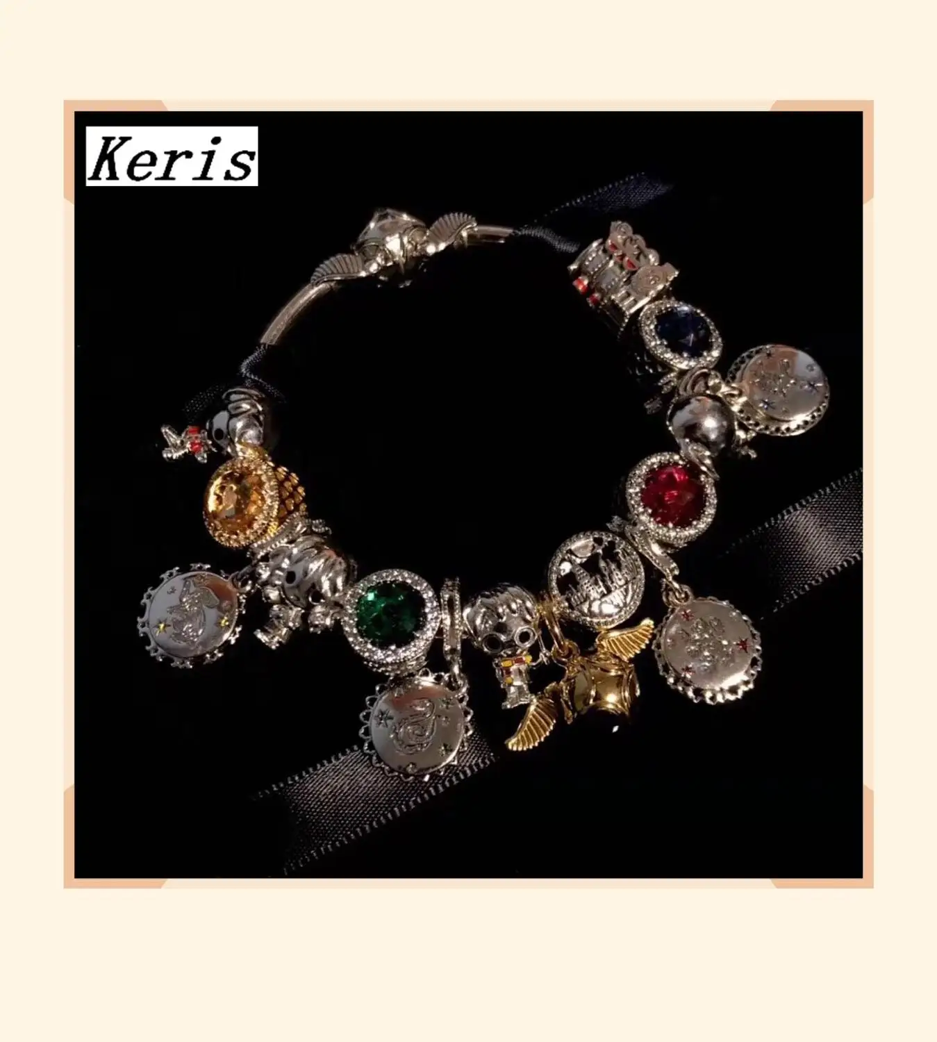 

Keris Store High Quality 1:1 100%925 Pure Silver New Style Mixed Style Bead String Bracelet Free Free Delivery