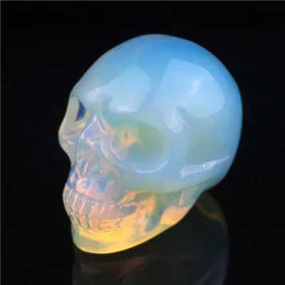 Natural crystal opal skull pendant | Дом и сад