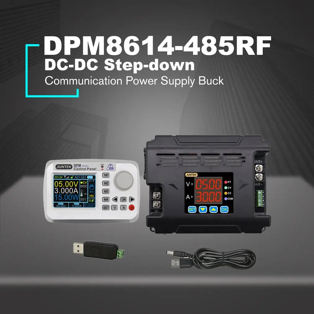 

DPM8616-485RF Communication Power Supply Buck Voltage Remote Digital Control Constant Voltage Current DC-DC Step-down 60V 8A