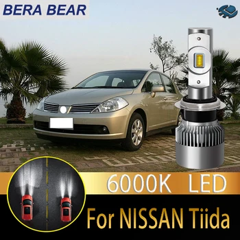 

BERA BEAR Car Headlight Bulbs LED For Nissan Tiida Versa LED Car 6000K 10000LM White Light Auto Headlight 2X