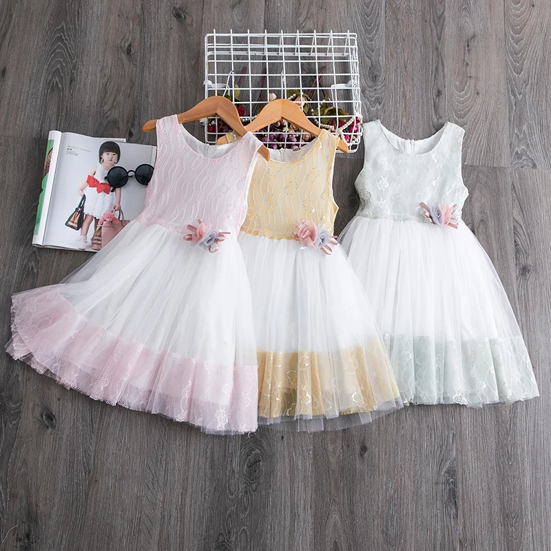 Г. Детские платья для девочек; летнее кружевное платье принцессы с цветочным рисунком; детское бальное платье-пачка для свадебной вечеринки; повседневная одежда для малышей
