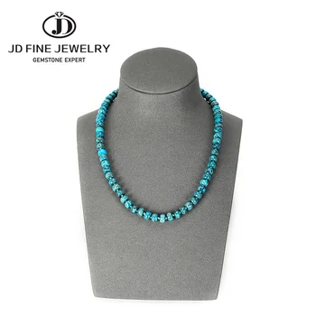 

JD 33 colors Blue Map Stone/Aquamarine Gems Smooth Abacus Beads Necklace 5*8mm Multicolor Expected Abacus Bead DIY Necklace