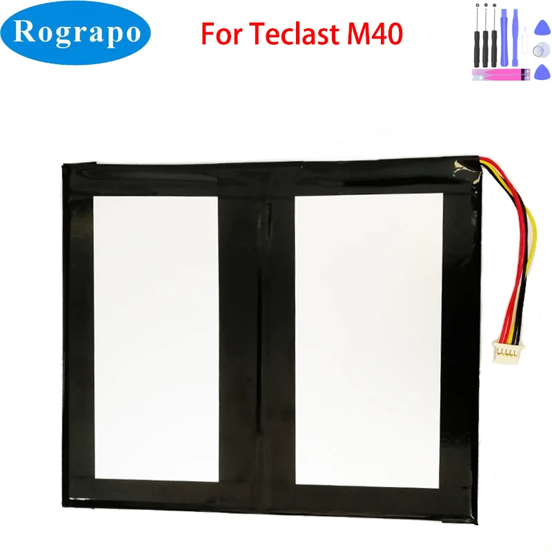 Rechargeable Battery 3.8V 10000mAh Li-Ploymer 30100140 For Teclast M40 M40-EEA Tablet PC Laptop 5-Wire Plug