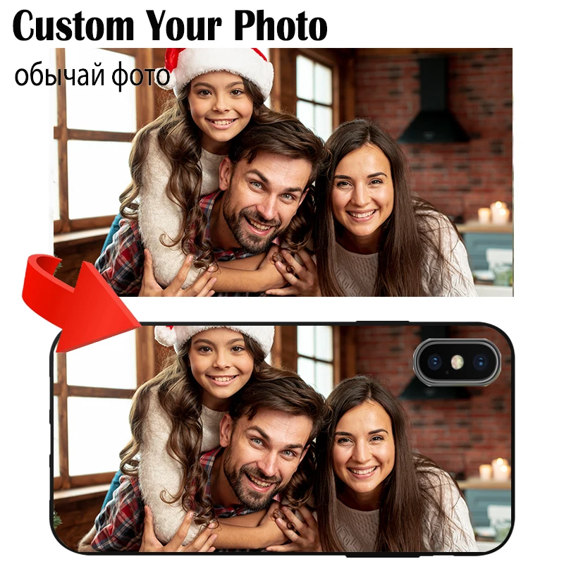 Custom Phone Case Customized Photo For Huawei p smart Y9 Y5 Y6 Y7 G9 Prime 2017 2018 2019 TPU Black Cover Name Blessing Logo |