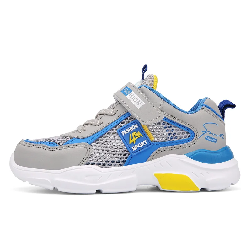 

Kids Shoes for Baby Boys Mesh Breathable Sneakers for Baby Boys with Genuine Leather Sneakers Outdoors Sports Shoes for Children