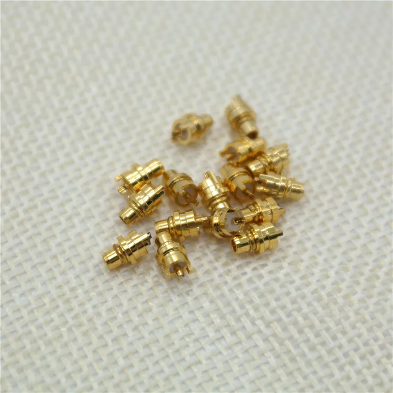 

Plug Headphone Cable Mmcx Pin Circle Shure Mmcx Plug Fine Copper Gold Plated Pin Male Connector Female Connector