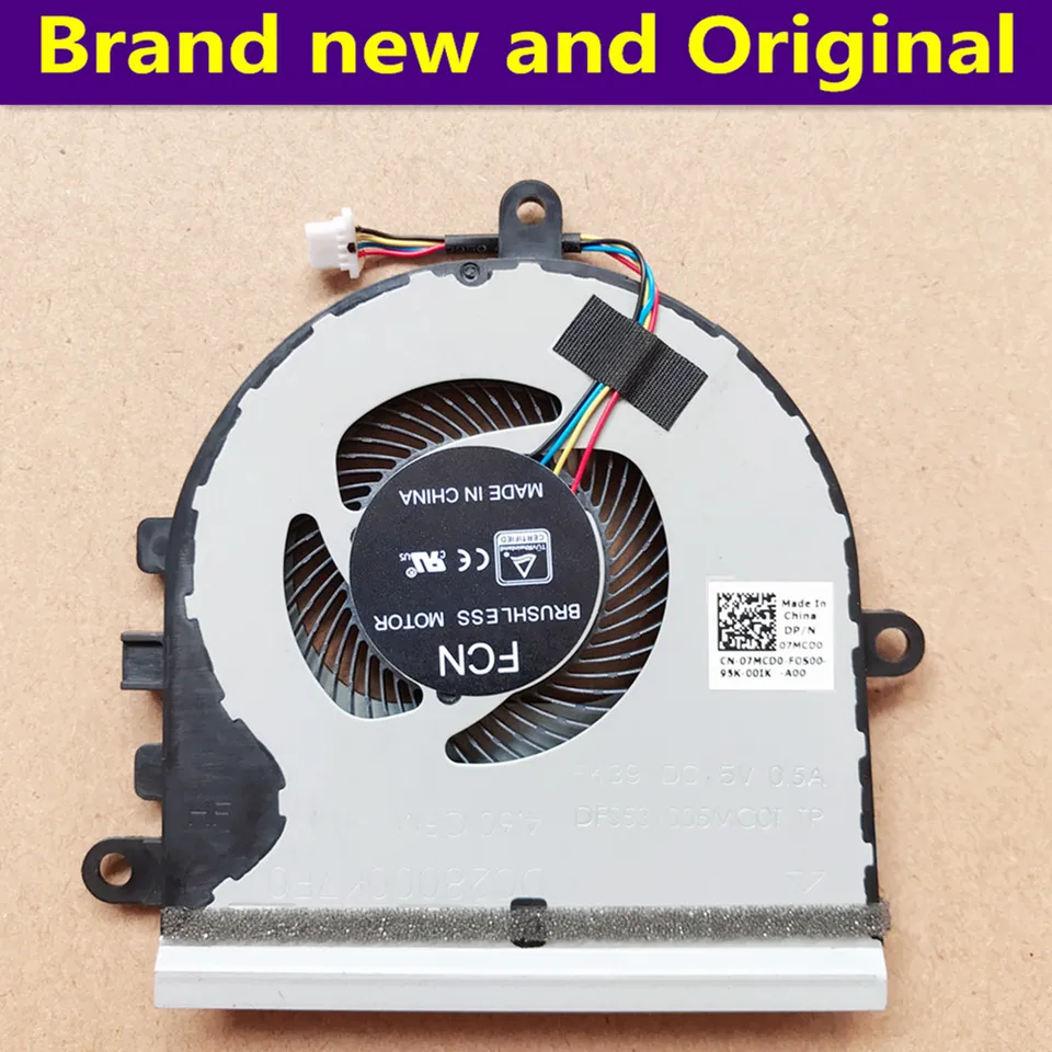 DC5V Ersatz-CPU-Lüfter für Dell Inspiron 17 3780 3793 5770 3590, Inspiron 15 5570 5575 3580 3585, Latitude L3590 E3590, Vostro 3580 3590 3591 35991 3 FK3 A DFS1503055P0T P75F 0FX0M0 DC28000K9FO