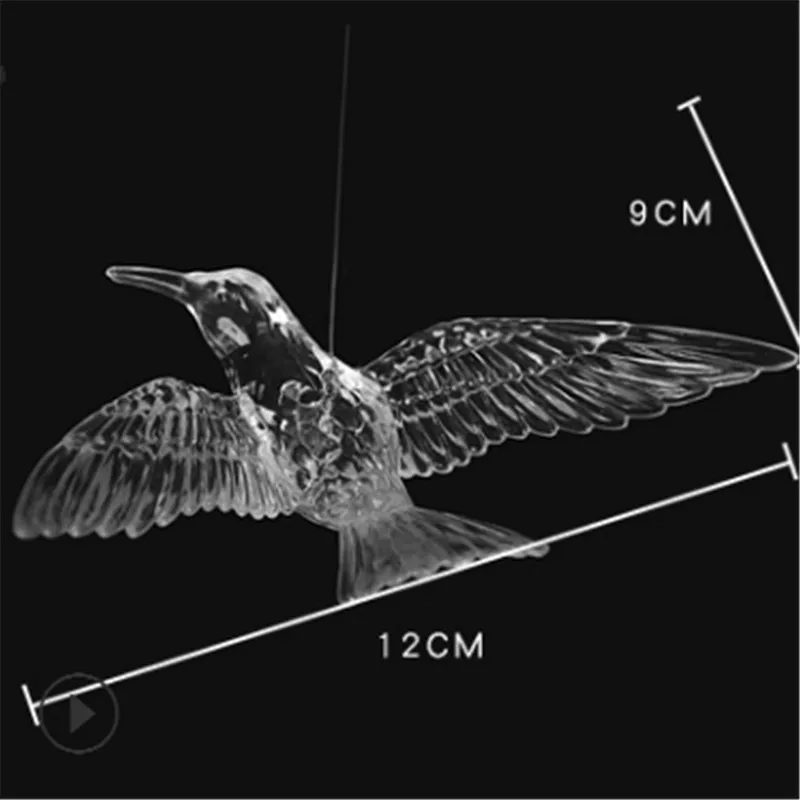 1 шт акриловая птица потолочное украшение кулон свадебное украшение акриловый водный аксессуар капля DIY Свадебные сувениры подарок-S