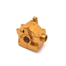 JBL coche a control remoto Golden Leopard 1/10, piezas de modificación de mejora de Metal General, caja de cambios de cuatro colores opcional