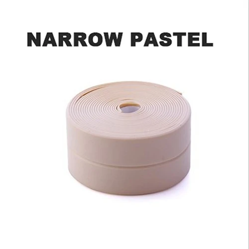 2.2CMx3.2M Kitchen Sink PVC Mmaterial Waterproof Mildew Strong Self-adhesive Transparent Tape Bathroom Toilet Crevice Strip Water Seal 3.2M - Цвет: 2.2CMx3.2M
