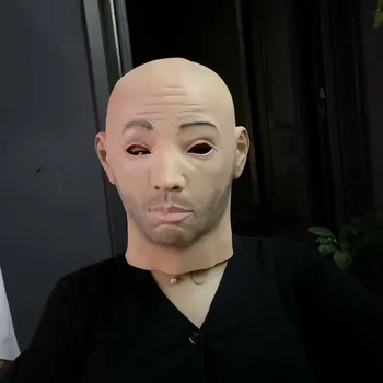 

Hot Realistic Male Mask Sexy Face Mask Halloween Pretty Angel Face Cosplay Male to Female for Crossdresser Transgender Shemale