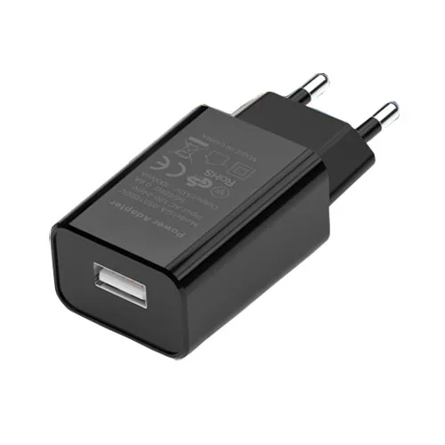 5V1A Black 5V 1A 2A мини USB настенное зарядное устройство, зарядное устройство для мобильного телефона, ЕС вилка, зарядное устройство для samsung S8 Xiaomi mi9 huawei mate 20 - Тип штекера: 5V1A Black