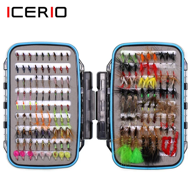 50/114pcs/box Trout Nymph Fly Fishing Lure Dry/wet Flies Nymphs Ice Fishing  Lures Artificial Bait With Waterproof Boxed - Fishing Lures - AliExpress