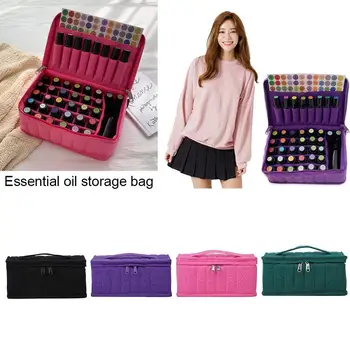 

New Essential Oil Bottle 38 Compartment Shockproof Large Capacity Storage Case Box Storage Bag Travel Carrying Organizer Holder